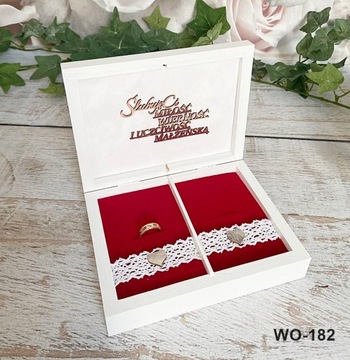 Коробка для конвертов, обручальных колец, вешалок, гостевой книги П109