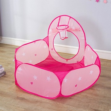 ПАЛАТКА Детский Замок Коттедж ТОННЕЛЬНАЯ КОРЗИНА Сухой Бассейн Дворец Для Садовой Комнаты 3в1