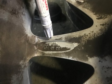 MERCEDES B CLASS W245 17 ДЮЙМОВЫЕ ДИСКИ ОРИГИНАЛ