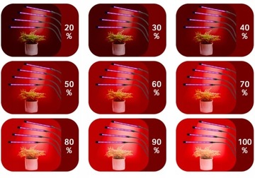 СВЕТОДИОДНАЯ ЛАМПА ДЛЯ ВЫРАЩИВАНИЯ РАСТЕНИЙ 4 ГОЛОВКИ ТАЙМЕР ДЛЯ ВЫРАЩИВАНИЯ ЦВЕТОВ МОЩНЫЙ