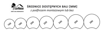 ДЕРЕВЯННОЕ БРЕВНО ДЛЯ БРЕВЕННОГО ДОМА 260 мм ТЕЧЕННОЕ БРЕВНО