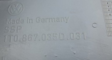 VW TOURAN И 7 ЧЕЛОВЕК БАГАЖНИК СТОРОНА, СЗАДИ СЛЕВА 1T0867035D