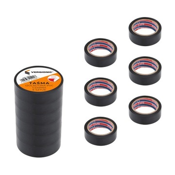 ИЗОЛЕНТА ЧЕРНАЯ ПВХ ИЗОЛЯЦИЯ 6 шт.