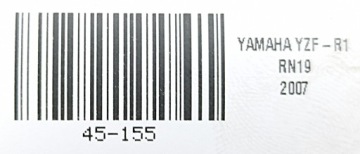 РАМА YAMAHA YZF-R1 RN19 07-08