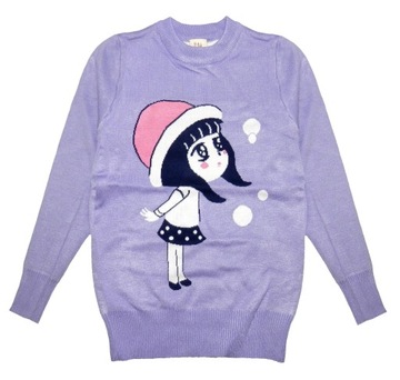 SWETER DZIECIĘCY Z MOTYWEM r. 146