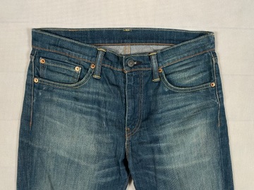 Levis Spodnie Jeansy Męskie Unikat Klasyk Logo 511 W32 L32