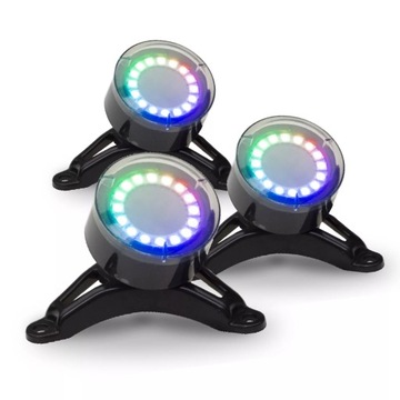 Aquael WaterLight Trio Color - 3 разноцветные светодиодные лампы + подарки