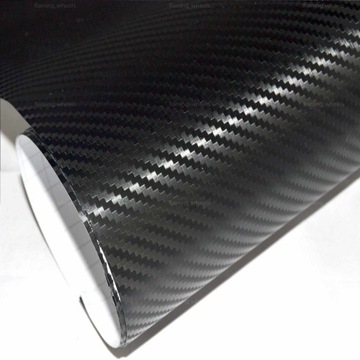 3D Карбоновая фольга 3D Карбоновая автомобильная облицовка Черный Черный 150 х 50 СМ