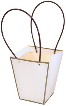 TOREBKA TORBA PAPIEROWA PREZENTOWA NA KWIATY 10SZT