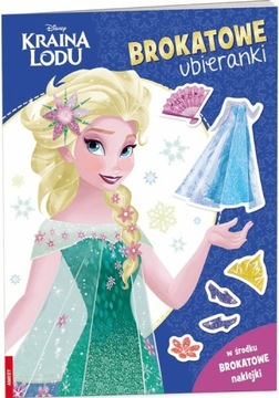 Brokatowe ubieranki Kraina Lodu
