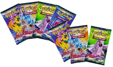 Коллекционные карточки Pokemon Scarlet Violet с пакетом из 10 штук Пикачу