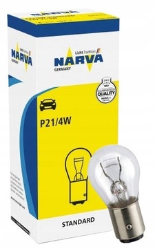 Żarówka Narva 12V 21/4W BAZ15D 17881 op. 10 szt.