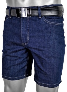 Spodenki męskie jeansowe krótkie JOHN BANER granatowe SJ71 r. 38 XXL