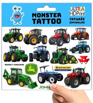 МОЮЩИЕСЯ ВРЕМЕННЫЕ ТАТУ ДЛЯ ДЕТЕЙ ДЕТСКИЕ ТРАКТОРЫ ОРИГИНАЛЬНЫЕ ДИЗАЙНЫ