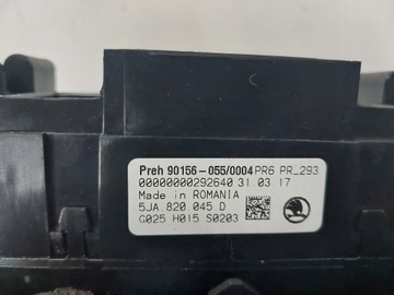 PANEL KLIMATIZACE SKODA OE 5JA820045D
