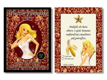 KARTY NA WIECZÓR PANIEŃSKI W KLUBIE
