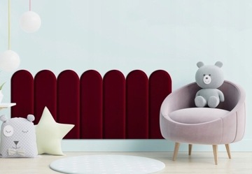 Мягкая панель КРУГЛЫЙ ЗАБОР 60х20 ВЕЛОР