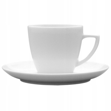 Lubiana porcelanowa filiżanka spodkiem 350ml Beata / Dorota na kawę herbatę