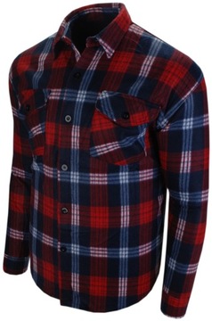 XXL-Bluza -koszula polarowa gruba ocieplana z dwoma kieszeniami DU22-TX-5