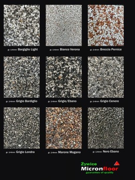 kamienny dywan kruszywo marmure Micronfloor 25kg