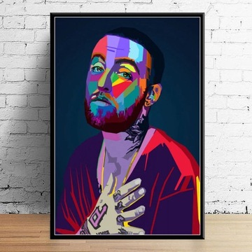Plakat na płótnie Wrld J Cole Juice Post Malone Ma