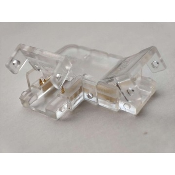 Угловой разъем для светодиодной ленты 8 мм, угловой L, 2 PIN