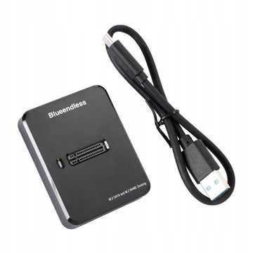 Адаптер SSD Карманный диск NVME/SATA M.2 USB-C емкостью 10 ГБ