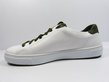 Białe skórzane trampki męskie sneakersy Adidas 42