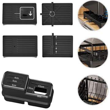 ДРЕНАЖ ДЛЯ СУШКИ ПОСУДЫ С ДВУХУРОВНЕВЫМ СЛИВОМ