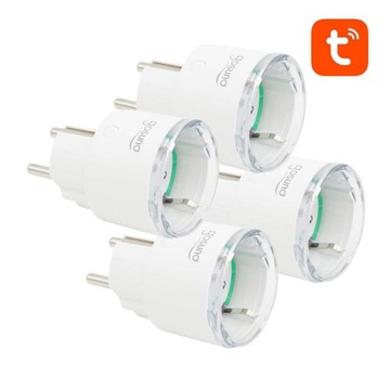 INTELIGENTNE GNIAZDKO WIFI 2,4GHZ GOSUND SP111 3680W 16A TUYA 4-PAK