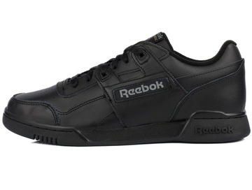 Męskie czarne buty REEBOK WORKOUT PLUS sneakersy sportowe skóra r. 41