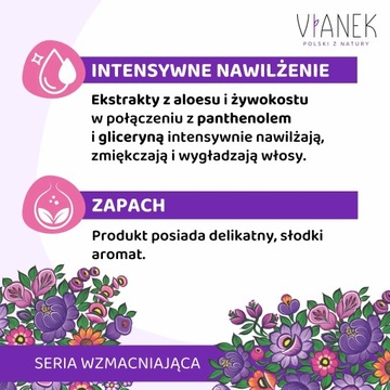 VIANEK Интенсивно укрепляющая маска для волос.