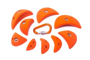 Вмещает камни для скалолазания, а также винты и головки.