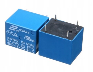 Реле 12В SRD-12VDC-SL-C 10А