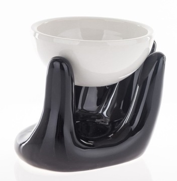 KOMINEK ZAPACHOWY DŁOŃ CERAMIKA NA OLEJEK WOSK