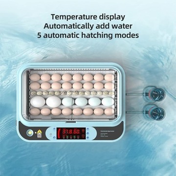 Автоматический вращающийся инкубатор, 24 яйца