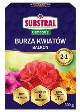 SUBSTRAL OSMOCOTE 300g BURZA KWIATÓW BALKON