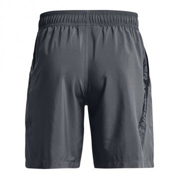 Under Armour Szorty sportowe UA Woven Graphic Shorts 1370388 Szary Regular