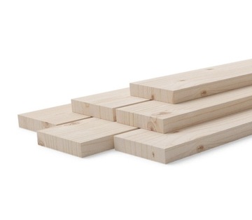 Deska strugana 1,8x9x110cm ŚWIERK SOSNA, suche deski, balkon