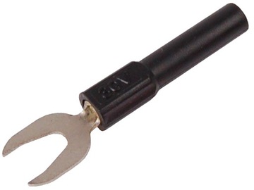 Adapter widełki gniazdo bananowe 4mm; ADA451 (SW); Amass