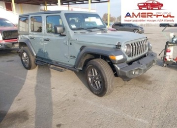 Jeep 2024 Jeep Wrangler 2024r., Sport S, od ubezpieczalni 3.6 Benzyna 285KM