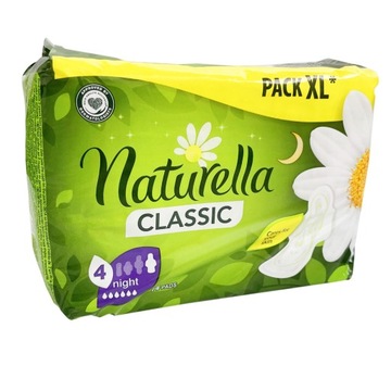 NATURELLA CLASSIC NIGHT PODPASKI SKRZYDEŁKA 112szt