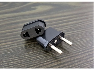 Przejście przejściówka Adapter USA - PL BLACK