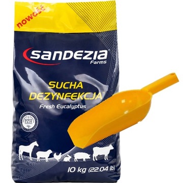 Sandezia sucha dezynfekcja 10 kg konie obory kury