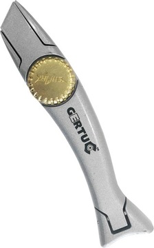 NÓŻ NOŻYK MONTERSKI TRAPEZOWY METALOWY DELFIN SK5