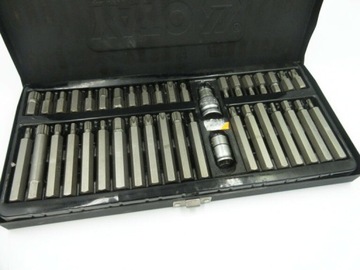 НАКОНЕЧНИКИ ДЛЯ ОТВЕРТКИ YATO TORX С ШЕСТИГРАННОЙ ШПИНКОЙ YT-0400