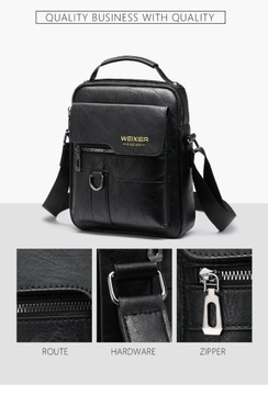 КОЖАНАЯ МУЖСКАЯ СУМКА POLO WEIXIER