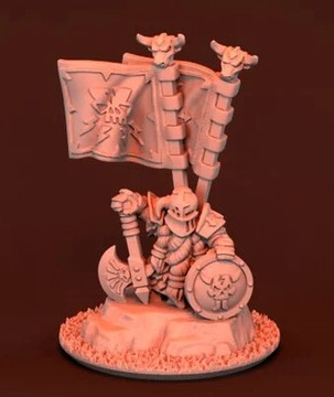 Demonsmith Foot Hero #2, 10 mm Warmaster