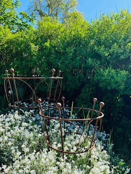 Опора для растений, кустов, опоры для пионов, гортензий, роз, 40-50 см, струбцина