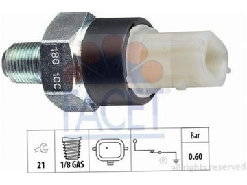 FACET 7.0180 SPÍNAČ TLAKOVÝ OLEJE